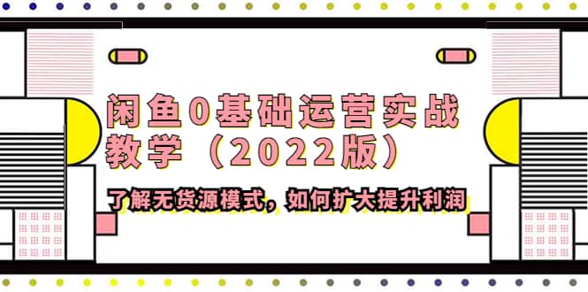 闲鱼0基础运营实战教学（2022版）了解无货源模式，如何扩大提升利润-学知网