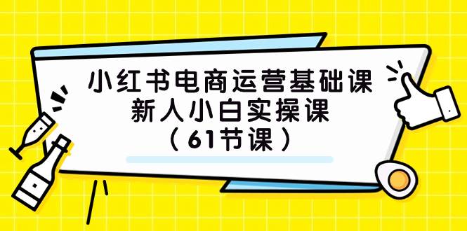 小红书电商运营基础课，新人小白实操课（61节课）-学知网