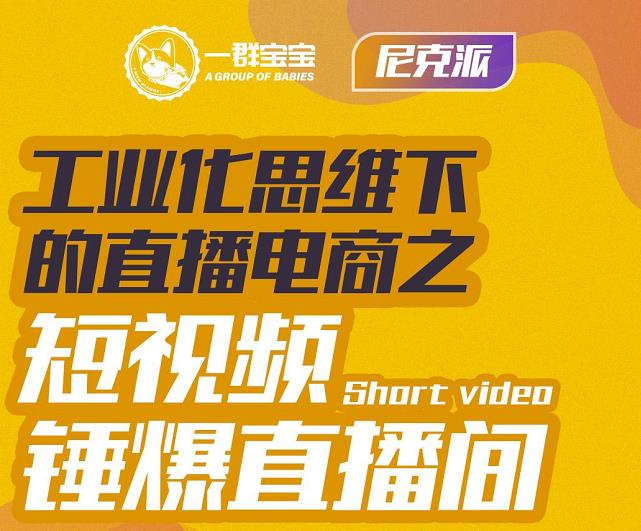 尼克派·工业化思维下的直播电商之短视频锤爆直播间，听话照做执行爆单-学知网