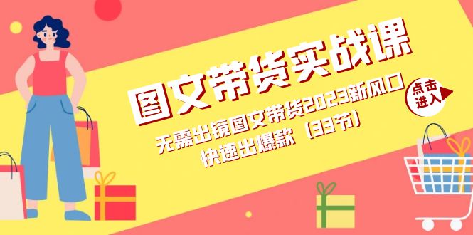 图文带货实战课：无需出镜图文带货2023新风口，快速出爆款（33节）-学知网