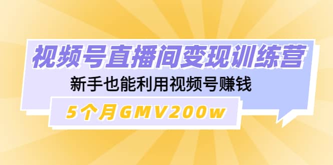 视频号直播间变现训练营-学知网