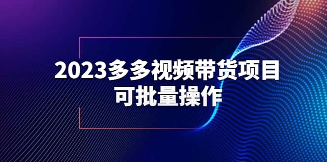 2023多多视频带货项目，可批量操作【保姆级教学】-学知网