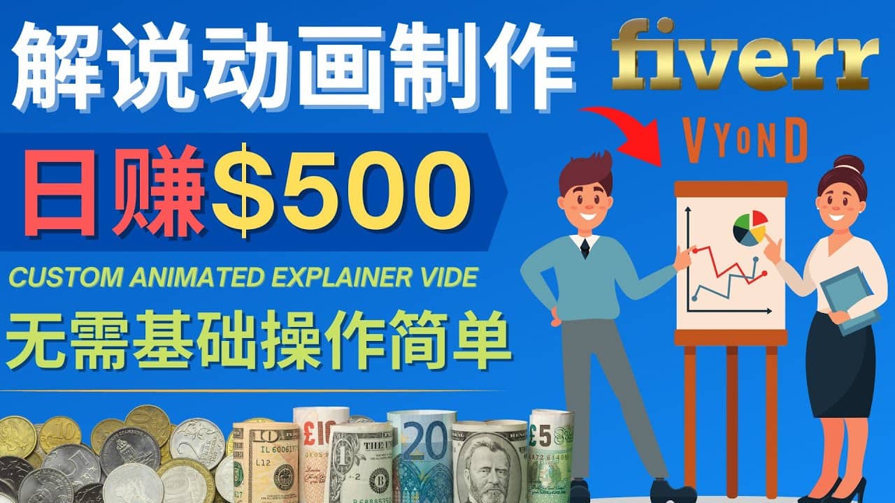 制作解说类动画视频（Animated Explainer）日赚500美元以上 – 0基础可操作-学知网