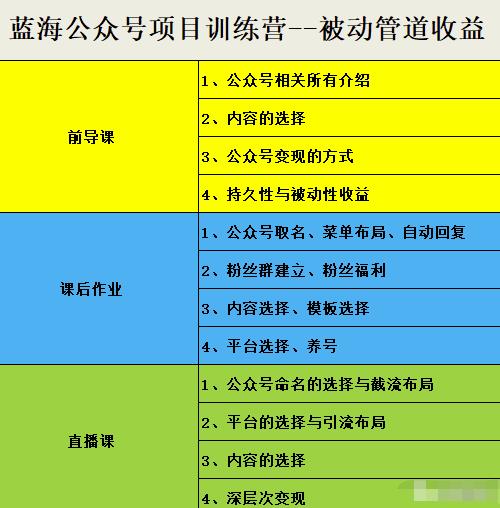 米辣微课·蓝海公众号项目训练营，手把手教你实操运营公众号和小程序变现-学知网