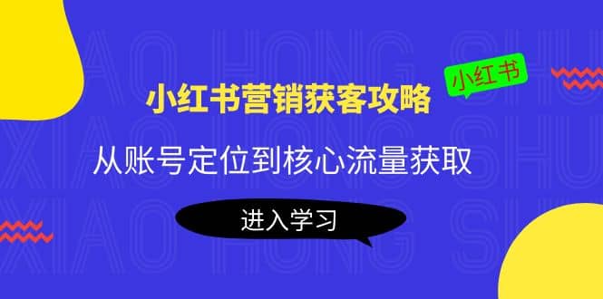 小红书营销获客攻略：从账号定位到核心流量获取，爆款笔记打造-学知网