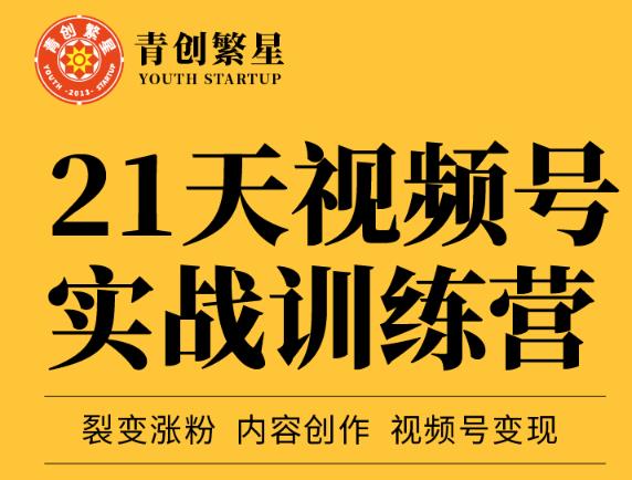 张萌21天视频号实战训练营，裂变涨粉、内容创作、视频号变现 价值298元-学知网