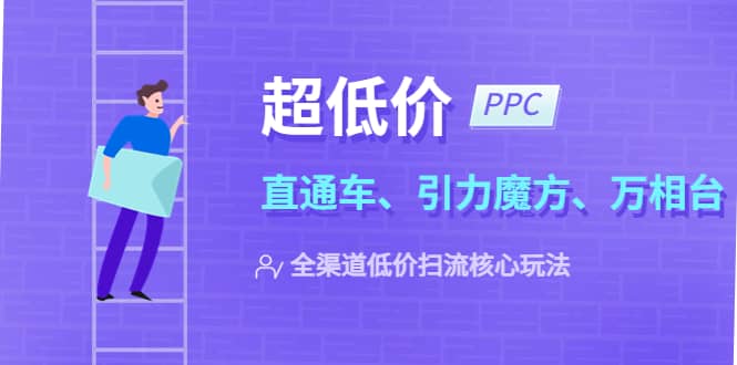 2023超低价·ppc—“直通车、引力魔方、万相台”全渠道·低价扫流核心玩法-学知网