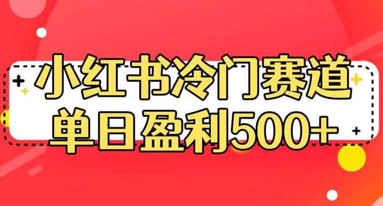 小红书冷门赛道，单日盈利500+【揭秘】-学知网