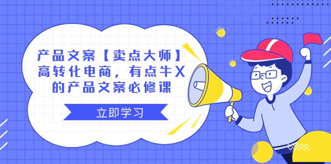 产品文案【卖点大师】高转化电商，有点牛X的 产品文案必修课-学知网