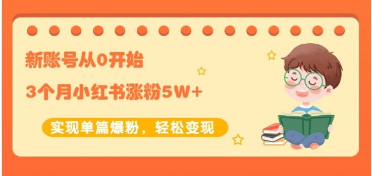 新账号从0开始3个月小红书涨粉5W+实现单篇爆粉，轻松变现（干货）-学知网