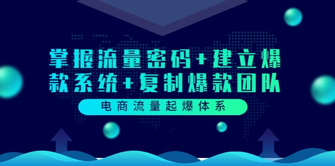 电商流量起爆体系：掌握流量密码+建立爆款系统+复制爆款团队（价值599）-学知网