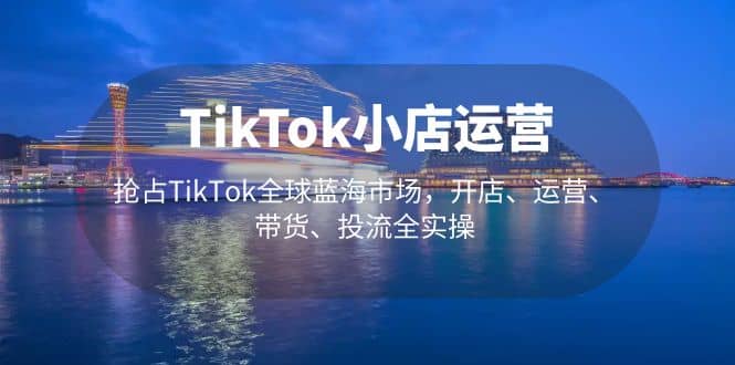 TikTok小店运营 抢占TikTok全球蓝海市场，开店、运营、带货、投流全实操-学知网