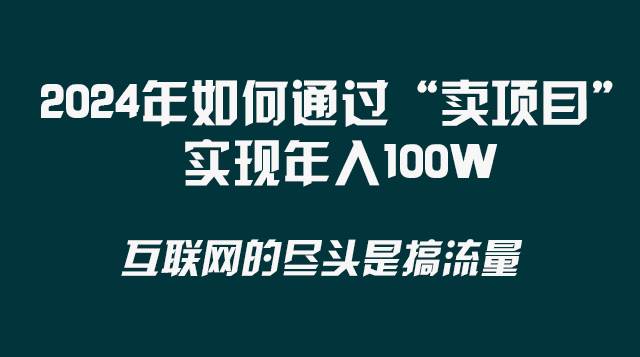 2024年如何通过“卖项目”实现年入100W-学知网