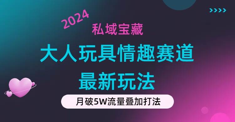 私域宝藏：大人玩具情趣赛道合规新玩法，零投入，私域超高流量成单率高-学知网