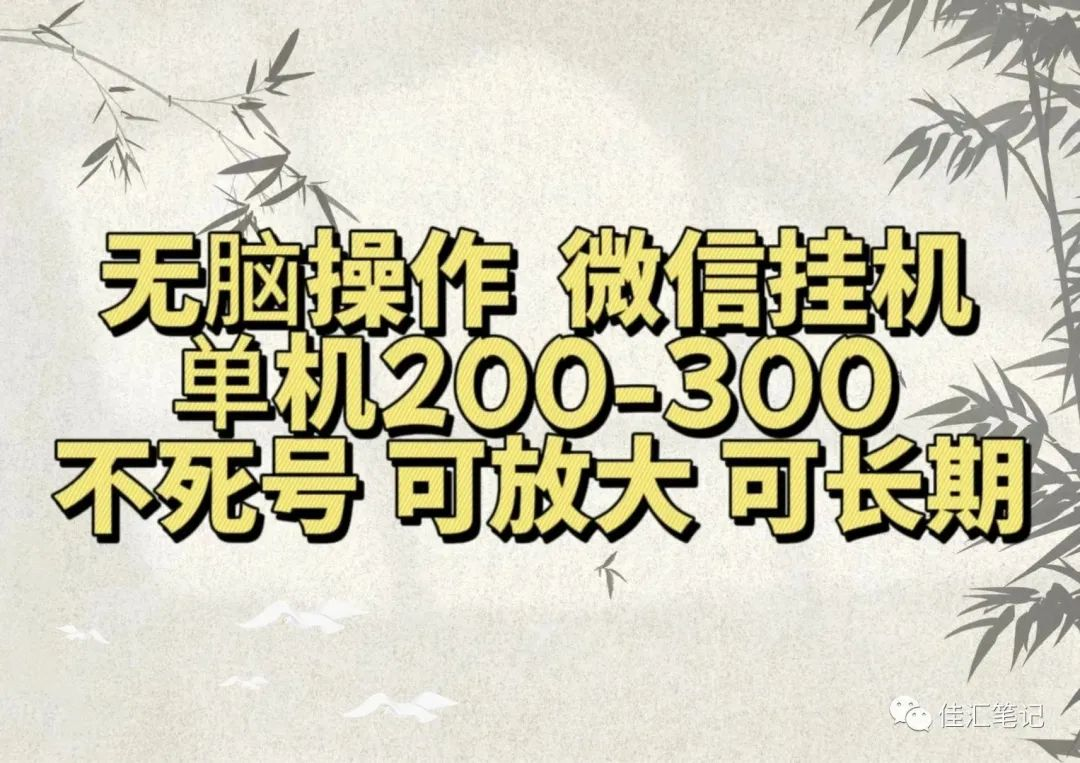 无脑操作微信视频号挂机单机200-300一天，不死号，可放大，工作室实测-学知网