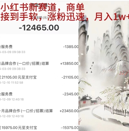小红书新赛道，商单接到手软，涨粉迅速，一个月1w+-学知网