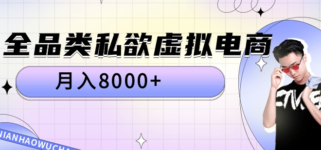 全品类私域虚拟电商，月入8000+-学知网